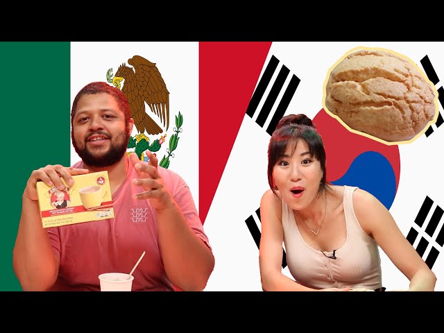Korean and Mexican People Swap Snacks