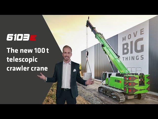 Our NEW 100 t telescopic crane in detail - SENNEBOGEN 6103 E (English)