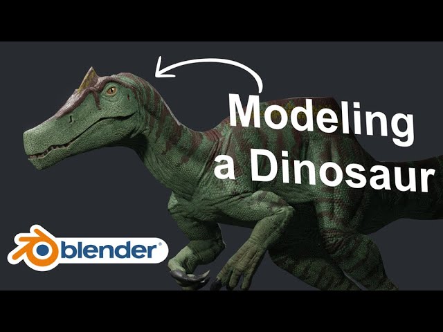 Modeling a Realistic Dinosaur - Blender 3D