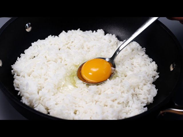 1 Bowl of rice with 1 egg! A simple and delicious leftover rice cheese ball recipe
