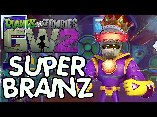 SUPER BRAINZ vs Graveyard Ops | Plants vs Zombie Garden Warfare 2 - Walkthrough #7