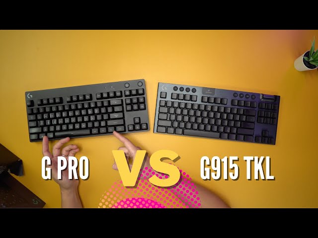 COMPARING Logitech G915 TKL VS Logitech G PRO Mechanical Gaming Keyboard