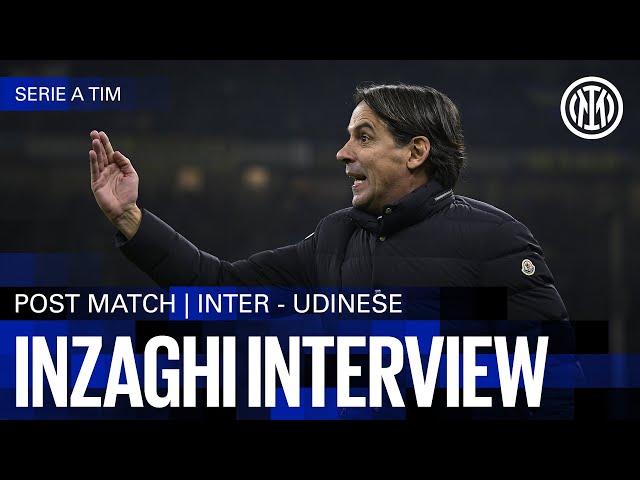SIMONE INZAGHI INTERVIEW | INTER 4-0 UDINESE 🎙️⚫🔵