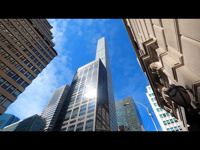 ⁴ᴷ⁶⁰ Walking NYC (Narrated) : Billionaire's Row (57th Street) with Tom Delgado (March 15, 2020)