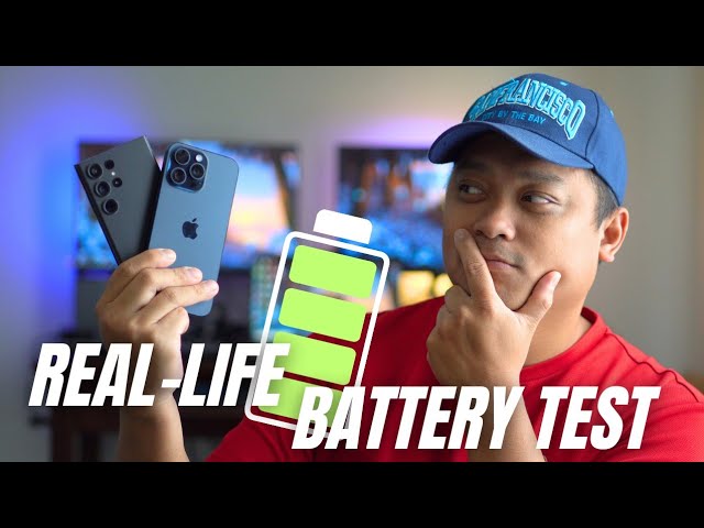 iPhone 15 Pro Max vs Galaxy S23 Ultra battery test! (Real Life Battery Test)