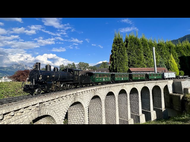 Sommer Fahrtag auf der Schönegg Gartenbahn. Live Steam