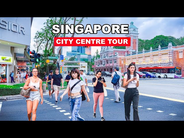 Singapore City Center Tour | Singapore Travel | Tour In The Heart Of Singapore 🇸🇬❤️🏙️