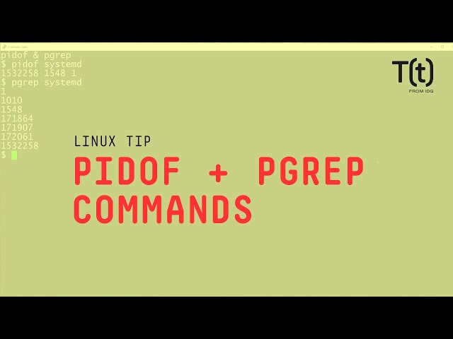 How to use the pidof and pgrep commands: 2-Minute Linux Tip