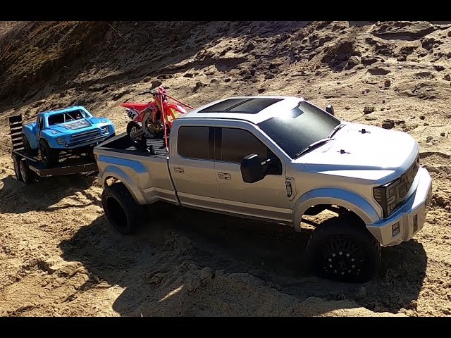 Ford f 450 RC adventure & short course brushless jumping.bashing.