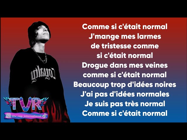 Rouge Nuit - Comme si c'était normal (Paroles/Lyrics)