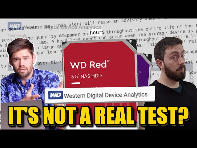WD Red WDDA IS A FAKE TEST (and WHY), ft. Spacerex