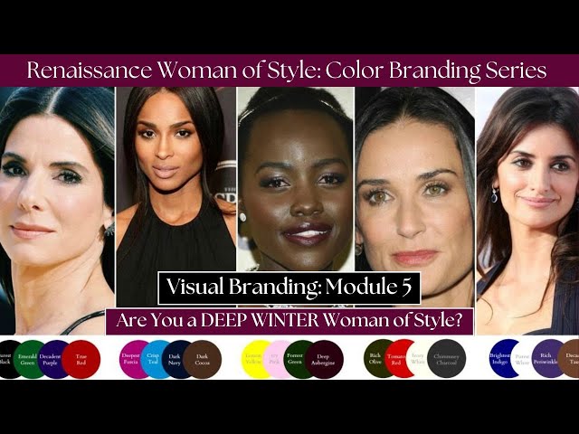 Deep Winter Woman's Guide: Mastering Personal Branding & Style