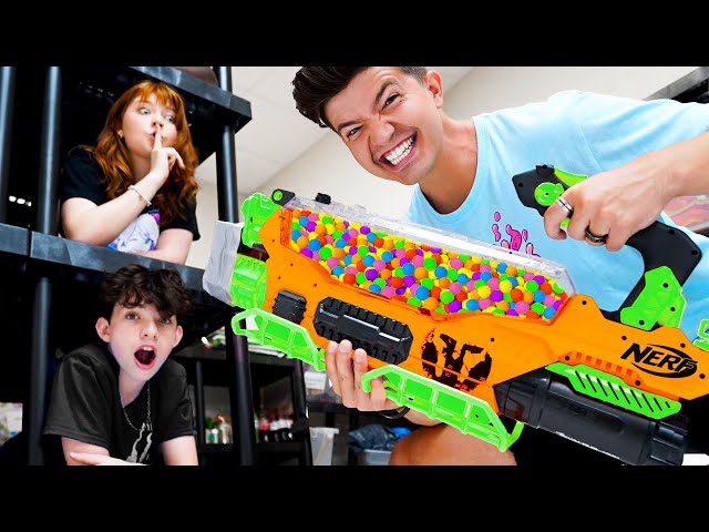 Extreme Camo NERF Hide and Seek Challenge!
