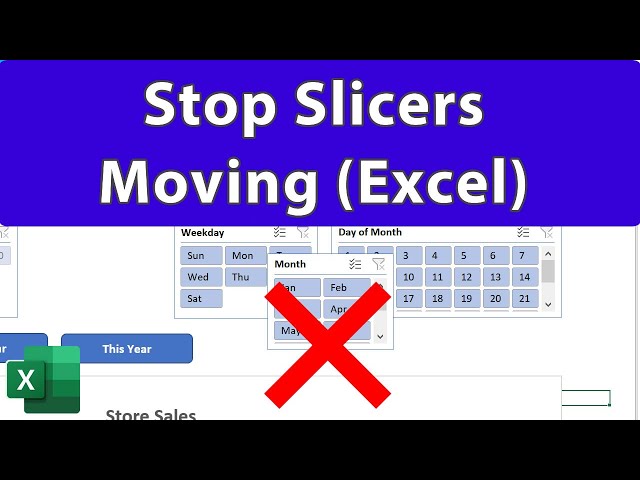 Make Immovable Slicers for Pivot Tables - Excel Quickie 101