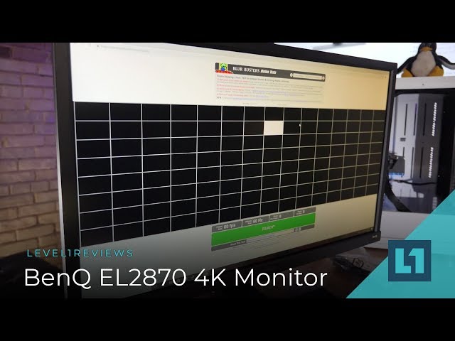 BenQ EL2870 28 Inch 4K Gaming Monitor Review