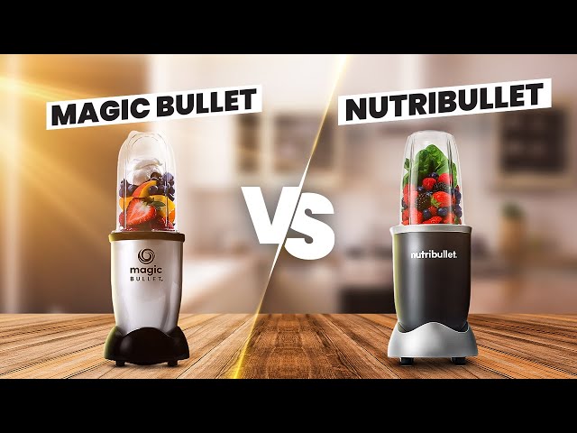 NutriBullet VS Magic Bullet - Which Blender is Better?