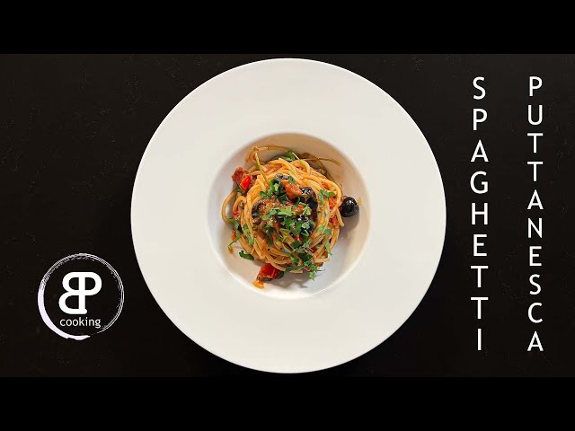 Spaghetti Puttanesca, das beste und leckerste Originalrezept! Muss auf jeden Fall probiert werden!