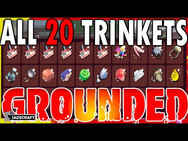 GROUNDED Trinkets - All 20 Charms/Accessories How To Get Them And What They Do!