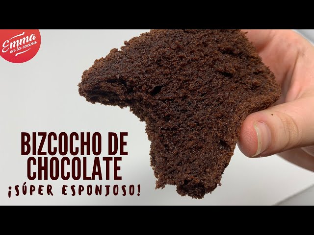 BIZCOCHO de CHOCOLATE | ¡Extra esponjoso!