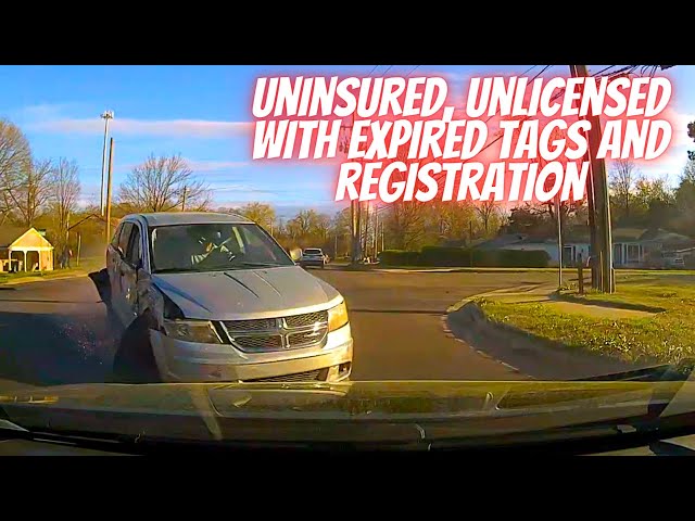 Uninsured, unlicensed with expired tags and registration #dashcam #roadrage #carcrash  #idıotsincars