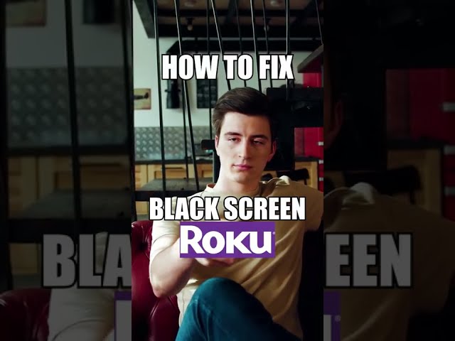 Black Screen on a Roku Tv? Do this! 📺 #Shorts