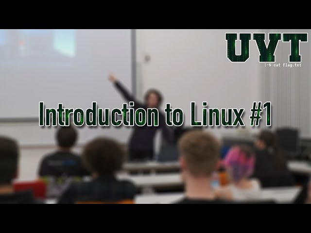 Introduction to Linux - Part 1: Theoretical Introduction