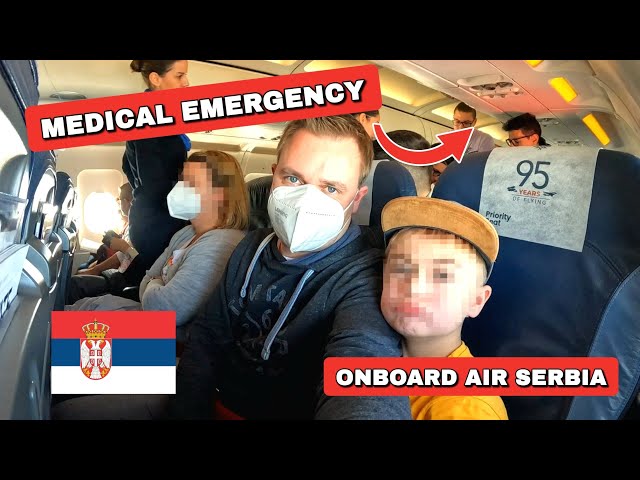 ✈️ HONESTLY TESTED ✔️ Air Serbia A319 | Medical Emergency onboard | Hanover - Belgrade