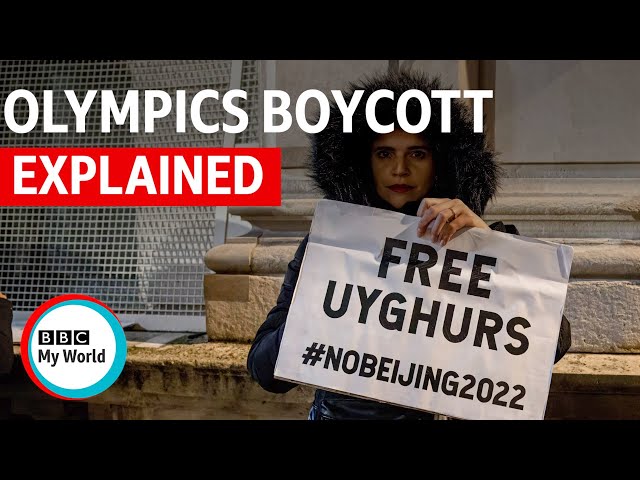 China Winter Olympics: Why are people boycotting the Beijing Games? - BBC My World #shorts