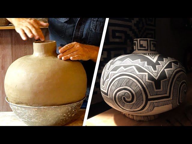 How to Make a Large Pottery Jar (Olla) With Coils From Beginning to End
