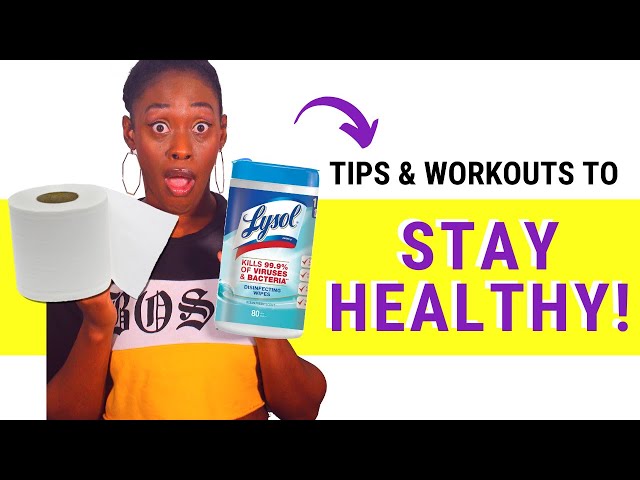 Natural ways to stay HEALTHY during flu season [& AT HOME workout ideas!]