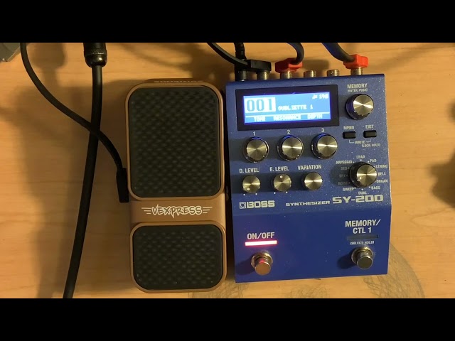 Pt.9 Boss SY-200 Synthesizer Pedal - Noise Sounds