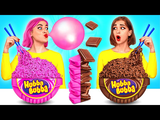 Жевательная Резинка vs Шоколадная Еда Челлендж | Битвы с едой от Multi DO Fun Challenge