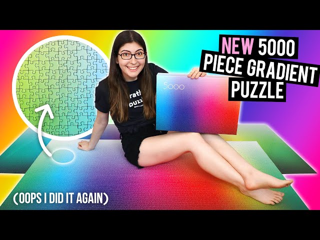 Doing the NEW 5000 Piece Gradient Jigsaw Puzzle
