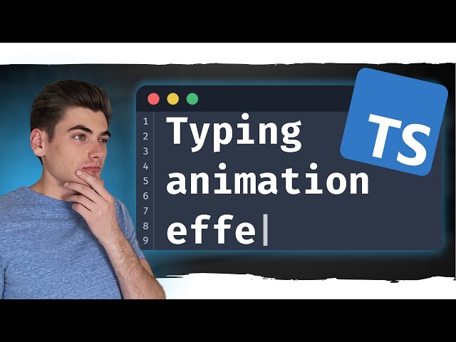 Can I Create This Typing Animation Using TypeScript?