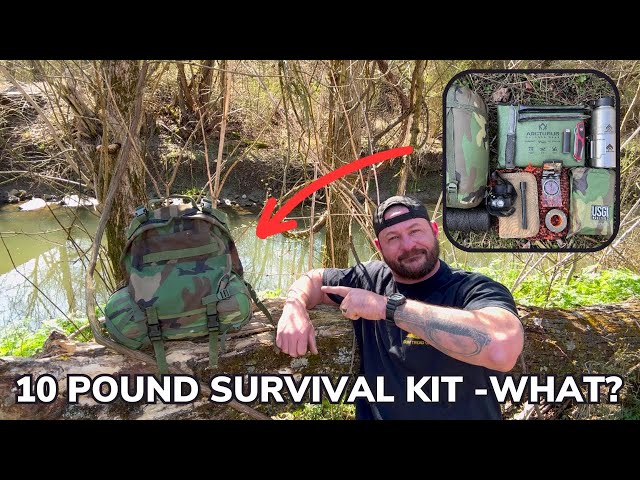 Solo Overnight Building an Emergency Survival Kit Under 10 Pounds, This Will Save Your Life.
