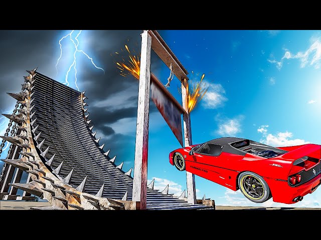 Cars vs Cursed Ramps in GTA 5
