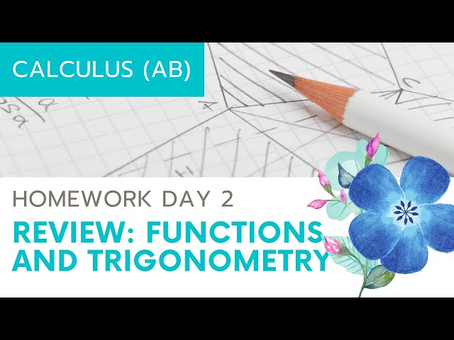 Calculus AB Homework Day 2 - Review 2: Functions and Trig