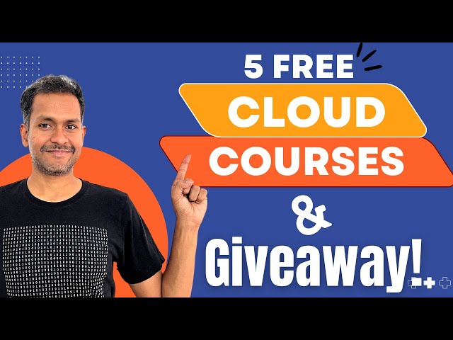FREE Cloud Certification Courses and a Giveaway!