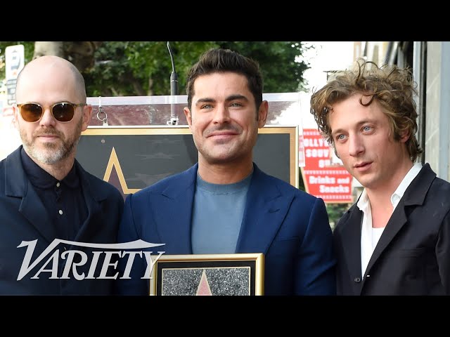 Zac Efron Honored by Jeremy Allen White & Miles Teller for Walk of Fame Ceremony