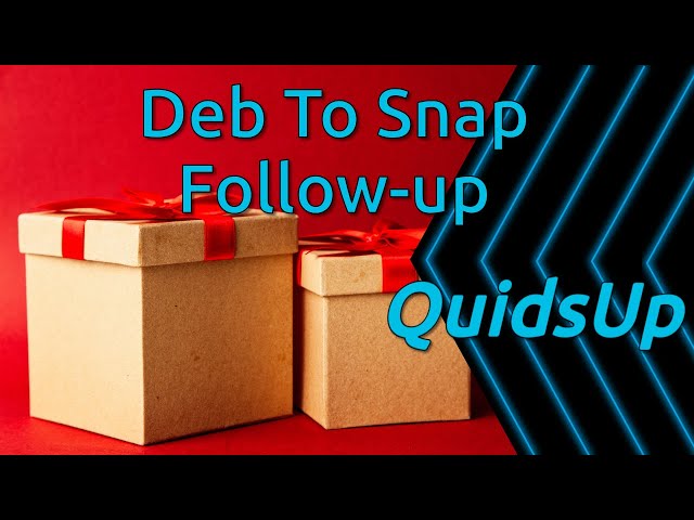 What Are Snaps Really Like - Deb to Snap Transition Follow-up