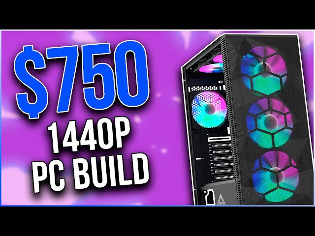 Best "1440p Resolution" Value $750 GAMING PC Build in 2023 🤯