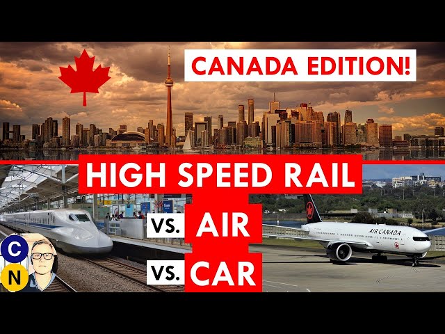 High Speed Rail vs. Air vs. Car: Canada Edition! Toronto to Montreal on Canada High Speed Railway