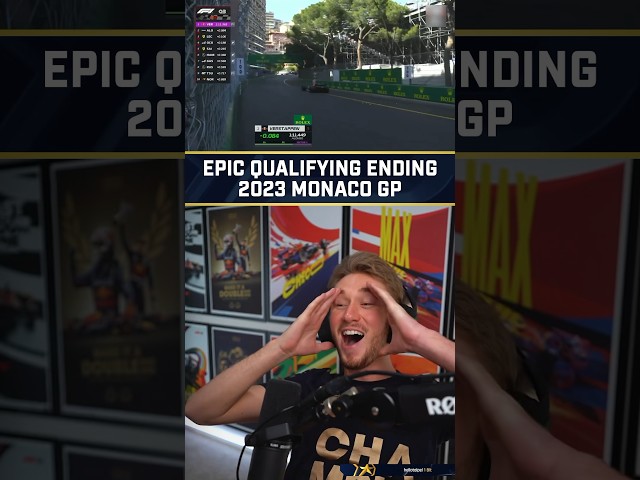 Epic Qualifying Ending Live Reaction - 2023 Monaco Grand Prix