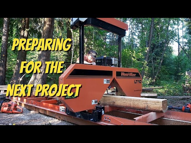 Milling Lumber For Our Next Big Project | Woodmizer LT10