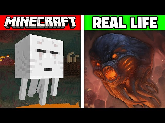 Minecraft Mobs in Real Life! (EXTRA CURSED)