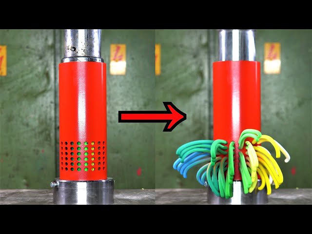 Crushing things with 150 TON Worm Maker Hydraulic Press Tool | Oddly satisfying!