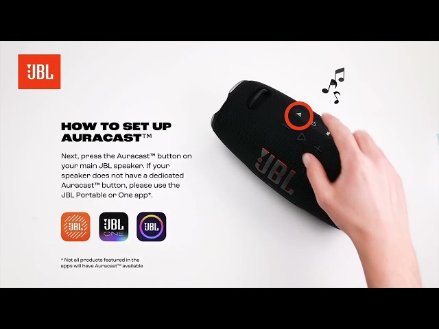 JBL | Connect More, Share More: How to Set up Auracast with your JBL Speaker