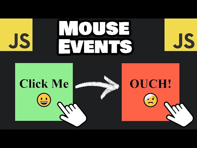 Learn JavaScript MOUSE EVENTS in 10 minutes! 🖱