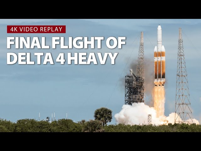 4K Launch Replay: ULA Delta IV Heavy finale (NROL-70)