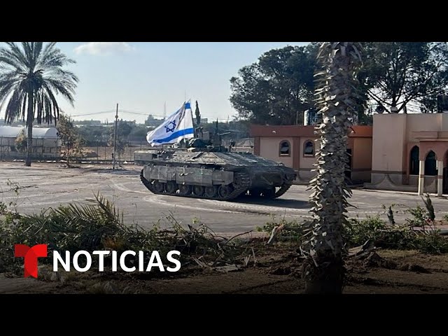 Israel toma control del cruce fronterizo de Rafah | Noticias Telemundo